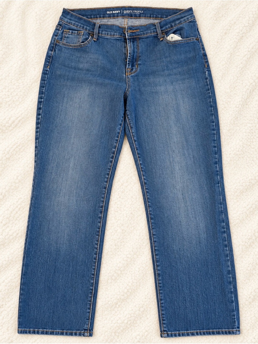 Old Navy Blue Straight-Leg Jeans